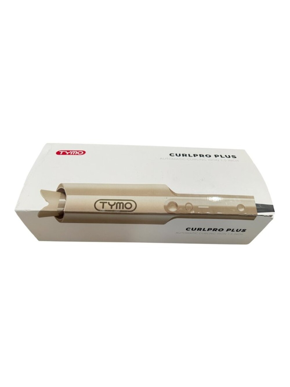 TYMO CurlPro Plus 1.5 inch Automatic Curling Iron Gold Long Barrel Hair Ionic